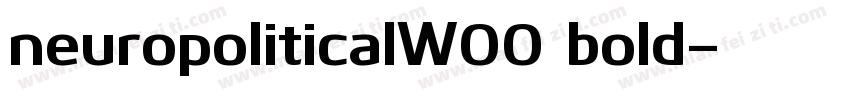 neuropoliticalW00 bold字体转换